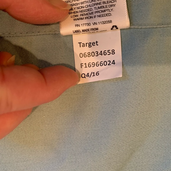 Blue Curtain- Brand:Room Essentials-like new! - Picture 7 of 9